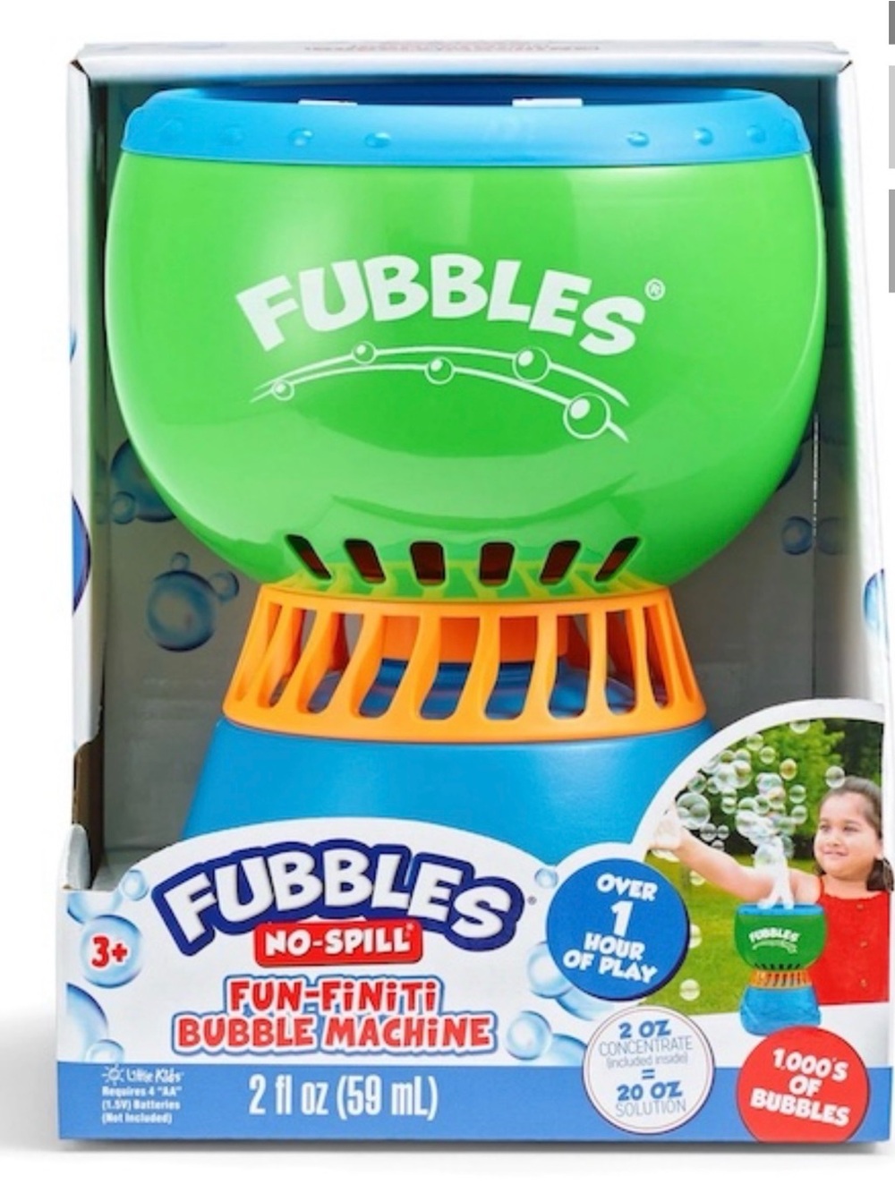 NWT Fubbles Light Up Bubble Blaster AND Fun-finiti Bubble Machine